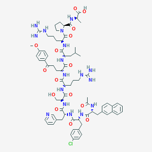 molecular formula C73H96ClN17O15 B047824 Nal-ppaa CAS No. 119018-01-8