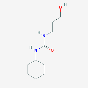 molecular formula C10H20N2O2 B4782515 N-cyclohexyl-N'-(3-hydroxypropyl)urea 
