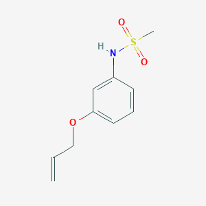 molecular formula C10H13NO3S B4782561 N-[3-(prop-2-en-1-yloxy)phenyl]methanesulfonamide 