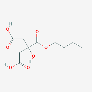molecular formula C10H16O7 B047827 3-Butoxycarbonyl-3-hydroxypentanedioic acid CAS No. 123301-48-4