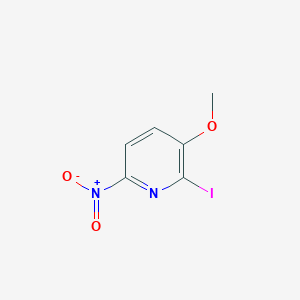 molecular formula C6H5IN2O3 B047831 2-Iodo-3-methoxy-6-nitropyridine CAS No. 115170-07-5