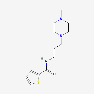 molecular formula C13H21N3OS B4783104 N-[3-(4-methyl-1-piperazinyl)propyl]-2-thiophenecarboxamide 