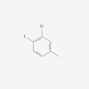 molecular formula C7H6BrI B047834 2-Bromo-1-iodo-4-methylbenzene CAS No. 71838-16-9