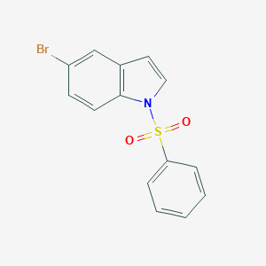 molecular formula C14H10BrNO2S B047841 5-Bromo-1-(phenylsulfonyl)-1H-indole CAS No. 118757-11-2