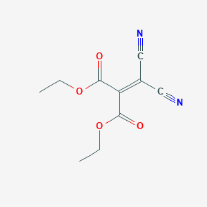 molecular formula C10H10N2O4 B047853 Propanedioicacid,2-(dicyanomethylene)-,1,3-diethylester CAS No. 65305-80-8