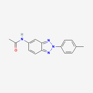 molecular formula C15H14N4O B4785358 N-[2-(4-methylphenyl)-2H-benzotriazol-5-yl]acetamide 