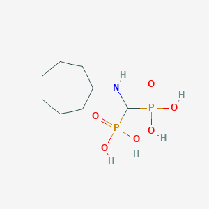 molecular formula C8H19NO6P2 B047855 伊替膦酸 CAS No. 124351-85-5