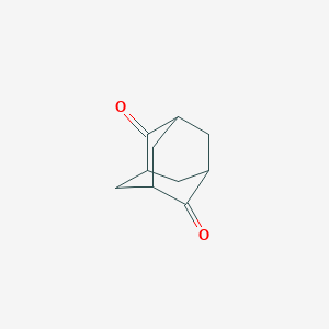 molecular formula C10H12O2 B047856 金刚烷-2,6-二酮 CAS No. 39751-07-0