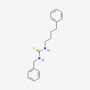 molecular formula C18H22N2S B4786010 N-benzyl-N'-(4-phenylbutyl)thiourea 