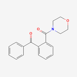molecular formula C18H17NO3 B4786115 Morpholine, 4-(o-benzoylbenzoyl) CAS No. 31802-10-5