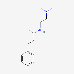 molecular formula C14H24N2 B4786970 N',N'-dimethyl-N-(4-phenylbutan-2-yl)ethane-1,2-diamine 