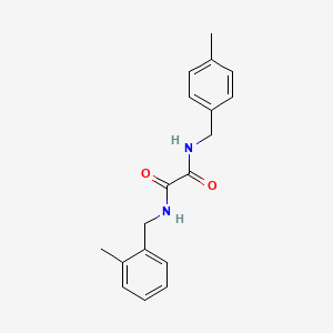 molecular formula C18H20N2O2 B4787056 N-(2-methylbenzyl)-N'-(4-methylbenzyl)ethanediamide 