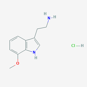 molecular formula C11H15ClN2O B047872 7-Methoxytryptamine HCl CAS No. 112496-59-0
