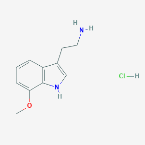 molecular formula C11H15ClN2O B047872 7-Methoxytryptamine hydrochloride CAS No. 112496-59-0