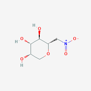 molecular formula C6H11NO6 B047873 (2S,3R,4S,5S)-2-(nitromethyl)oxane-3,4,5-triol CAS No. 113972-91-1
