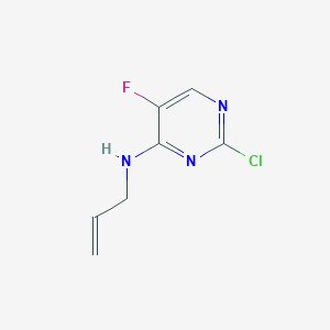 molecular formula C7H7ClFN3 B478757 N-allyl-N-(2-chloro-5-fluoro-4-pyrimidinyl)amine CAS No. 145694-77-5