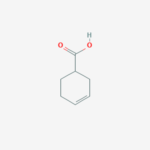 molecular formula C7H10O2 B047881 3-Cyclohexene-1-carboxylic acid CAS No. 4771-80-6