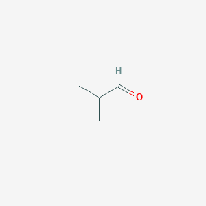 molecular formula C4H8O<br>(CH3)2CHCHO<br>C4H8O B047883 Isobutyraldehyde CAS No. 78-84-2