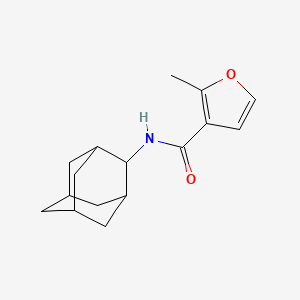 molecular formula C16H21NO2 B4788563 N-(adamantan-2-yl)-2-methylfuran-3-carboxamide 