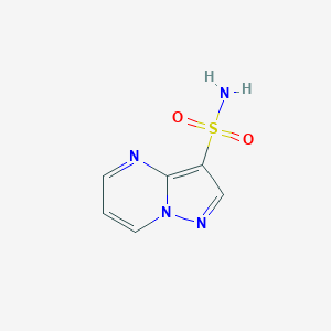 molecular formula C6H6N4O2S B047887 Pyrazolo[1,5-a]pyrimidine-3-sulfonamide CAS No. 112582-68-0
