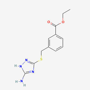 molecular formula C12H14N4O2S B4788756 C12H14N4O2S 