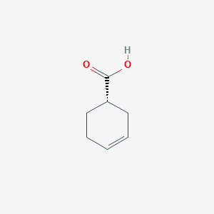 molecular formula C7H10O2 B047905 (S)-(-)-3-Cyclohexenecarboxylic acid CAS No. 5708-19-0