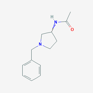 molecular formula C13H18N2O B047917 (R)-N-(1-Benzylpyrrolidin-3-yl)acetamide CAS No. 114636-33-8