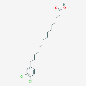 molecular formula C21H32Cl2O2 B047918 15-(3,4-dichlorophenyl)pentadecanoic Acid CAS No. 116409-73-5