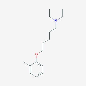 molecular formula C16H27NO B4791950 N,N-diethyl-5-(2-methylphenoxy)pentan-1-amine 