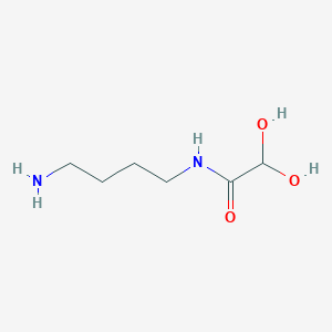 molecular formula C6H14N2O3 B047926 N-(4-Aminobutyl)-2,2-dihydroxyacetamide CAS No. 111880-62-7