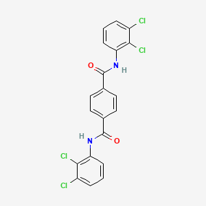 molecular formula C20H12Cl4N2O2 B4792606 N1,N4-BIS(2,3-DICHLOROPHENYL)BENZENE-1,4-DICARBOXAMIDE 