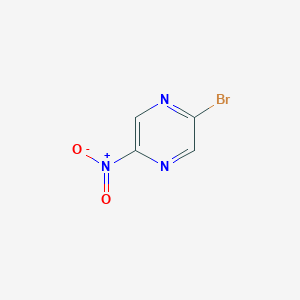 molecular formula C4H2BrN3O2 B047927 2-Bromo-5-nitropyrazine CAS No. 117103-53-4