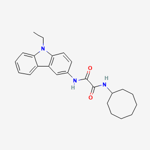 molecular formula C24H29N3O2 B4792832 N'-CYCLOOCTYL-N-(9-ETHYL-9H-CARBAZOL-3-YL)ETHANEDIAMIDE 