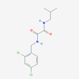 molecular formula C13H16Cl2N2O2 B4792886 N-[(2,4-dichlorophenyl)methyl]-N'-(2-methylpropyl)oxamide 