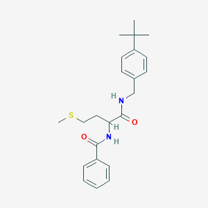 N-[1-{[(4-tert-butylbenzyl)amino]carbonyl}-3-(methylsulfanyl)propyl]benzamide
