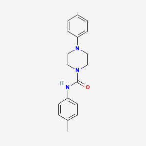 molecular formula C18H21N3O B4793823 N-(4-methylphenyl)-4-phenylpiperazine-1-carboxamide 