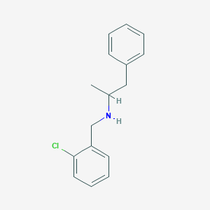 molecular formula C16H18ClN B479387 Clobenzorex CAS No. 13364-32-4
