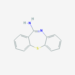 molecular formula C13H10N2S B047941 二苯并[b,f][1,4]噻氮杂菲-11-胺 CAS No. 5786-26-5