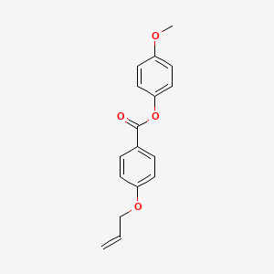 molecular formula C17H16O4 B4794798 Benzoic acid, 4-(2-propenyloxy)-, 4-methoxyphenyl ester CAS No. 73376-32-6
