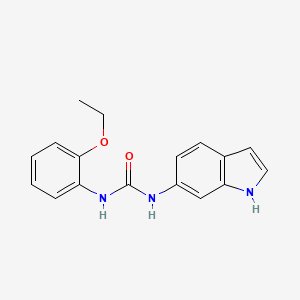 molecular formula C17H17N3O2 B4795194 N-(2-ETHOXYPHENYL)-N'-(1H-INDOL-6-YL)UREA 