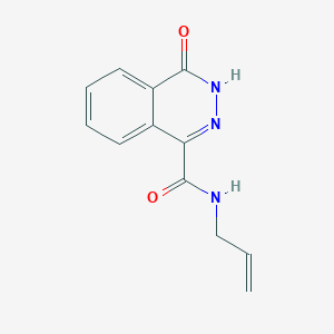 molecular formula C12H11N3O2 B479543 N-烯丙基-4-氧代-3,4-二氢酞嗪-1-甲酰胺 CAS No. 99989-14-7