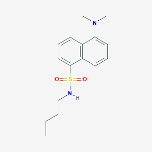 molecular formula C16H22N2O2S B4795560 N-butyl-5-(dimethylamino)naphthalene-1-sulfonamide 
