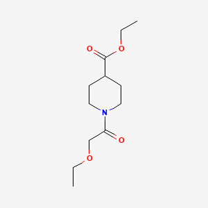 molecular formula C12H21NO4 B4795897 Ethyl 1-(2-ethoxyacetyl)piperidine-4-carboxylate CAS No. 600139-52-4