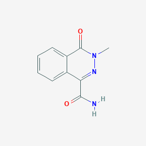 molecular formula C10H9N3O2 B479653 3-Methyl-4-oxo-3,4-dihydrophthalazine-1-carboxamide CAS No. 16015-56-8