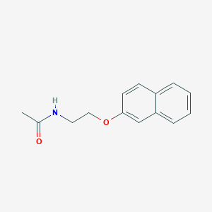 molecular formula C14H15NO2 B479682 N-[2-(2-naphthyloxy)ethyl]acetamide CAS No. 883805-28-5