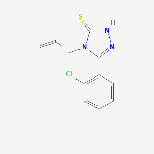 4-allyl-5-(2-chloro-4-methylphenyl)-4H-1,2,4-triazole-3-thiol