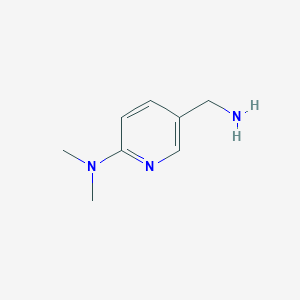 molecular formula C8H13N3 B047973 5-(氨甲基)-N,N-二甲基吡啶-2-胺 CAS No. 354824-17-2