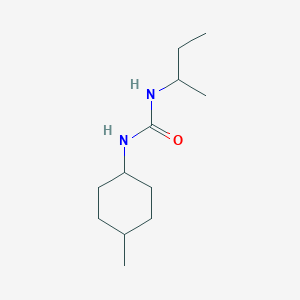 molecular formula C12H24N2O B4797666 N-(sec-butyl)-N'-(4-methylcyclohexyl)urea 