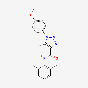 molecular formula C19H20N4O2 B4797738 N-(2,6-dimethylphenyl)-1-(4-methoxyphenyl)-5-methyl-1H-1,2,3-triazole-4-carboxamide 