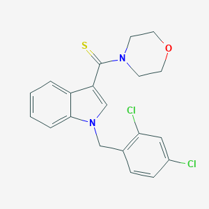1-(2,4-dichlorobenzyl)-3-(morpholin-4-ylcarbothioyl)-1H-indole